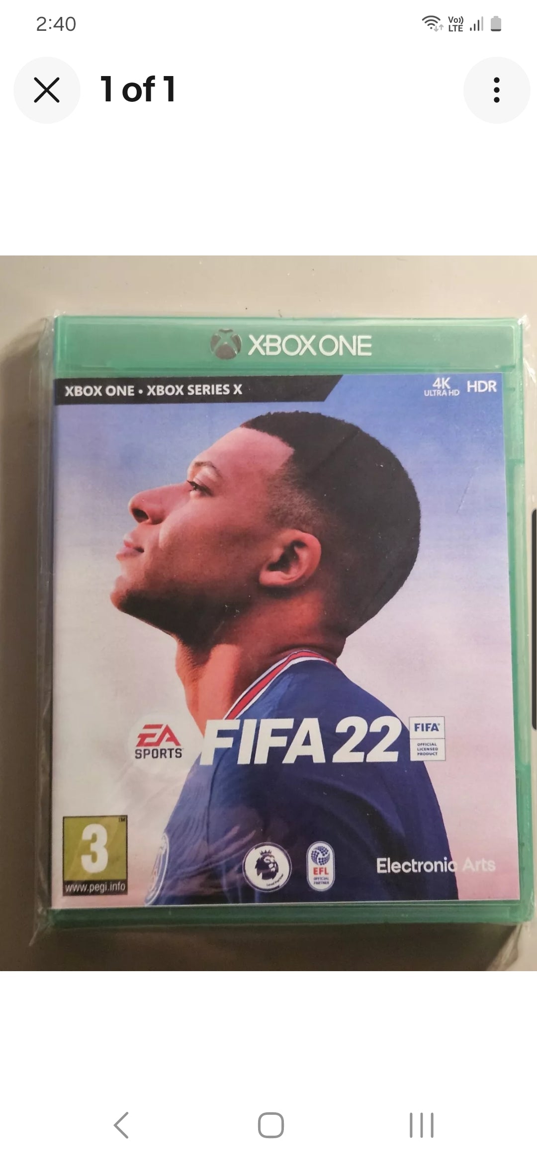 FIFA 22 PS game